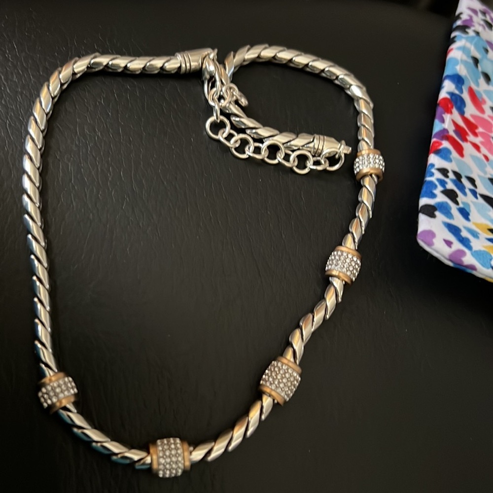 BRIGHTON Meridian Set-silver/gold tone
16” necklace with 7 1/2“ bracelet - Picture 2 of 6